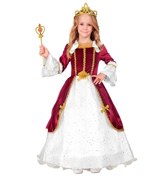 Widmann SRL Prinses rood kostuum Luuke kinderen