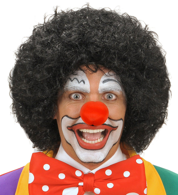 Widmann SRL pruik clown zwart