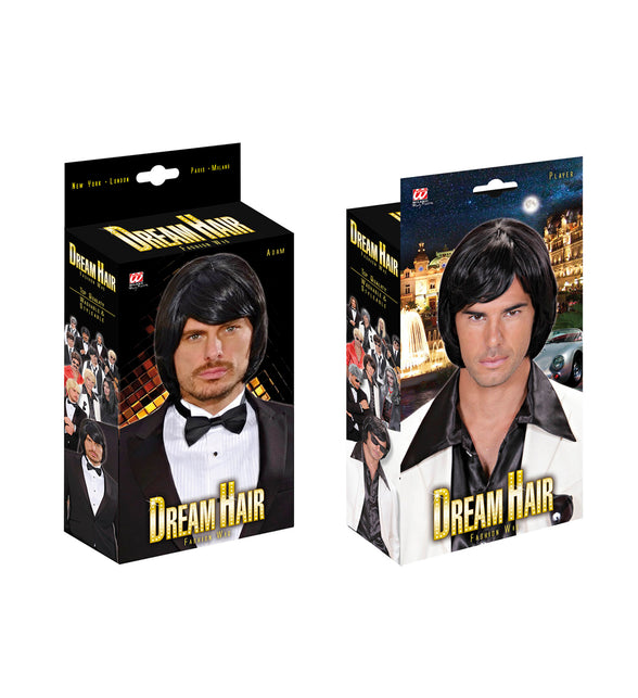 Widmann SRL pruik droomhaar bjorn zwart