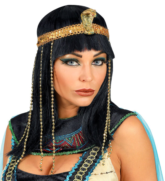 Widmann SRL Pruik Egyptische keizerin Victoria dames