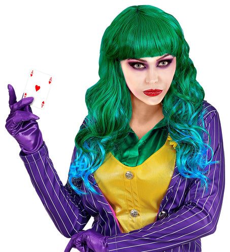 Widmann SRL Pruik Evil joker lang haar