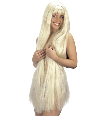 Widmann SRL pruik extra lang blond 100cm