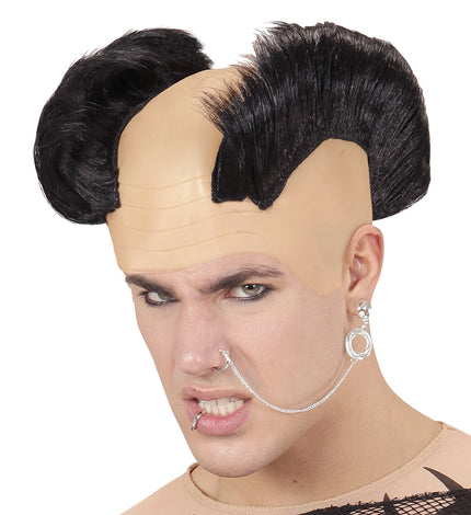 Widmann SRL Pruik hanenkam dubbel gothic