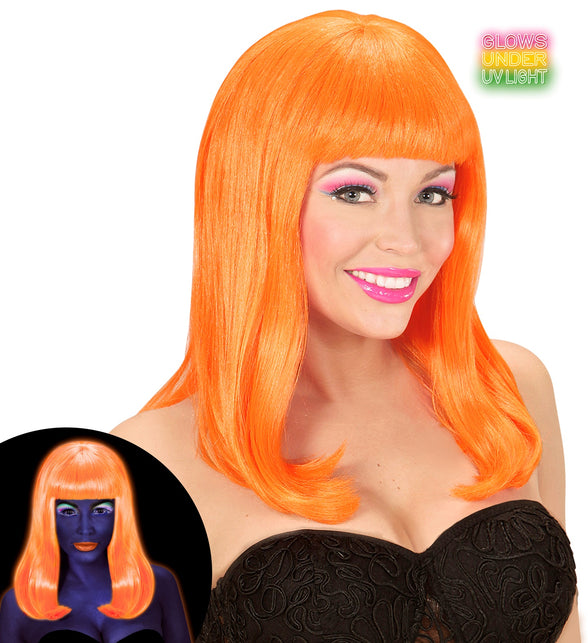 Widmann SRL Pruik, Patsy Neon Oranje