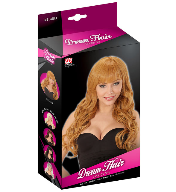 Widmann SRL Pruik President First lady Melania licht bruin