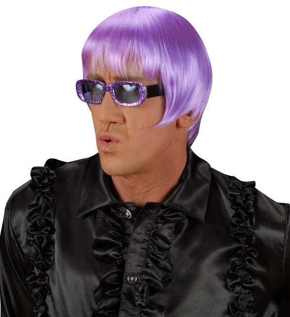 Widmann SRL pruik rave licht paars