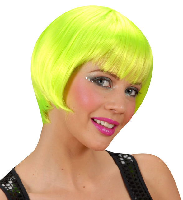 Widmann SRL pruik rave neon groen