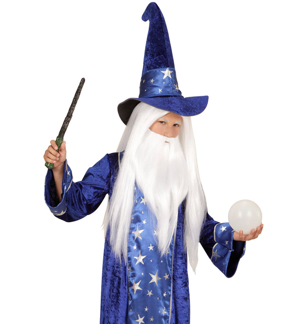 Widmann SRL Pruik tovenaar met baard