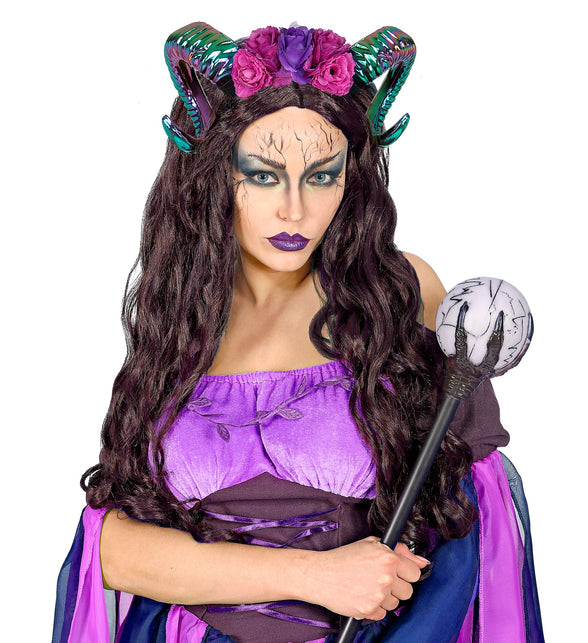 Widmann SRL Ram hoorns met bloemen