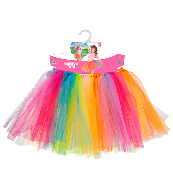 Widmann SRL Regenboog tutu kinderen
