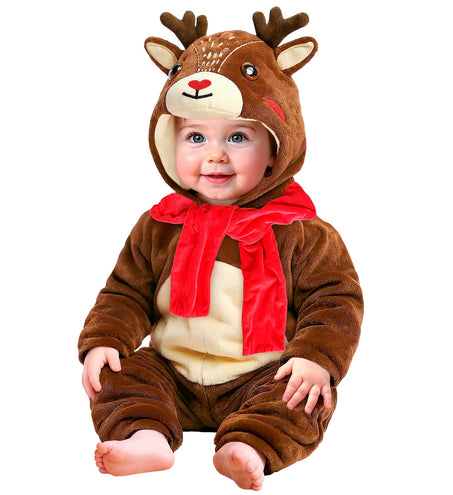 Widmann SRL Rendier kostuum pluche fluweel Santa
