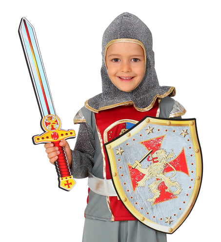 Widmann SRL Ridderschild met zwaard voor kinderen