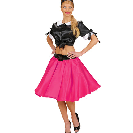 Widmann SRL Rock en roll rokje satijn