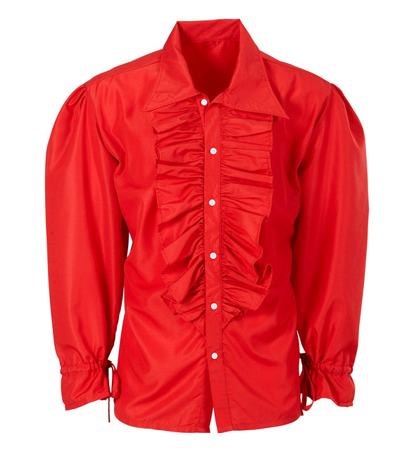 Widmann SRL Rode blouse met ruches