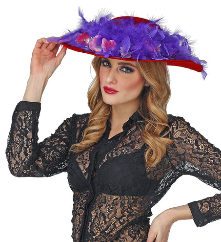 Widmann SRL Rode dames flaphoed