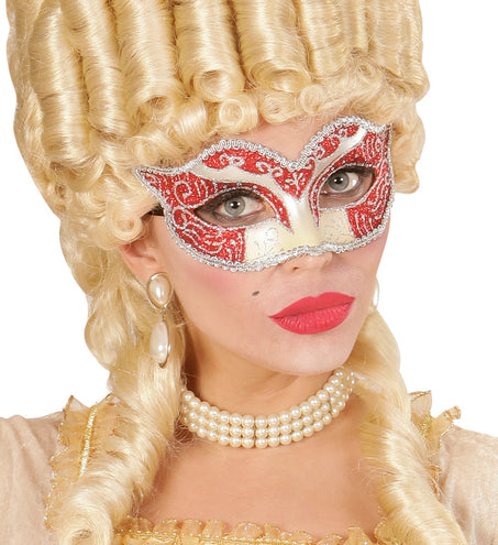 Widmann SRL Rood oogmaskers Venetiaans