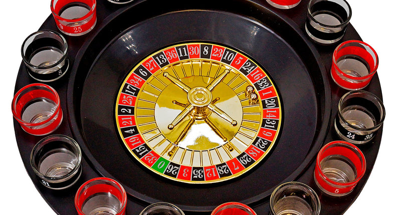 Widmann SRL Roulette drinkspel met shotglaasjeskk