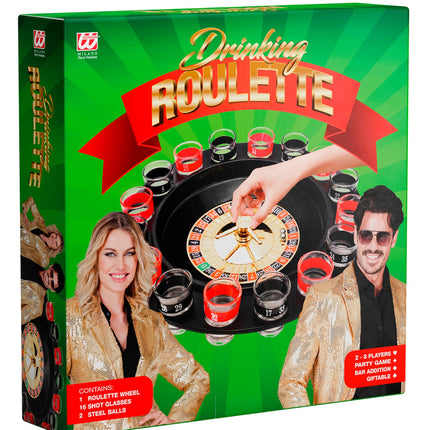 Widmann SRL Roulette drinkspel met shotglaasjeskk