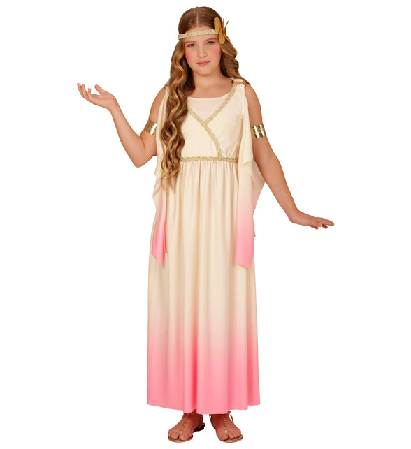 Widmann SRL Roze Griekse godin jurkjes voor meiden