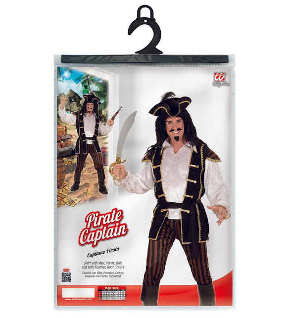 Widmann SRL Ruig piraten kapitein pak heren
