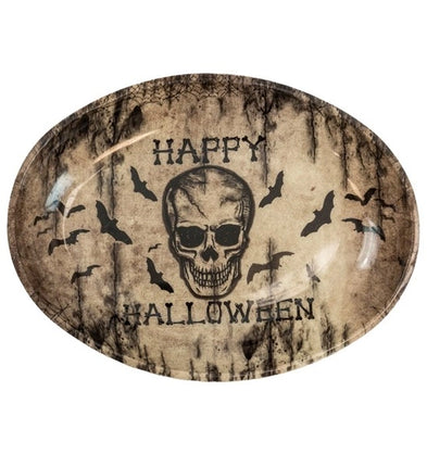 Widmann SRL Schaal happy halloween schedel 40 x 30,5 cm