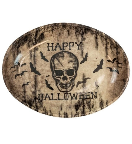 Widmann SRL Schaal happy halloween schedel 40 x 30,5 cm