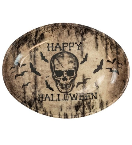 Widmann SRL Schaal happy halloween schedel 40 x 30,5 cm