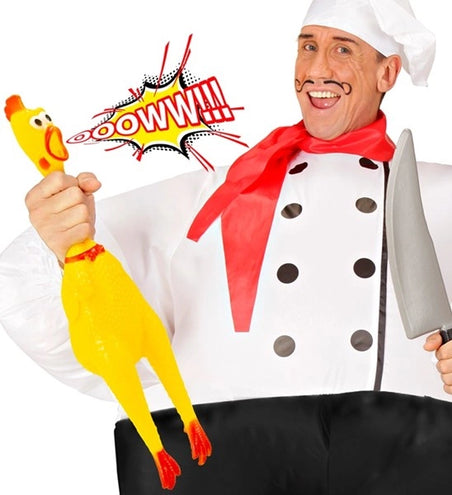 Widmann SRL Schreeuwende kip 38cm Emma