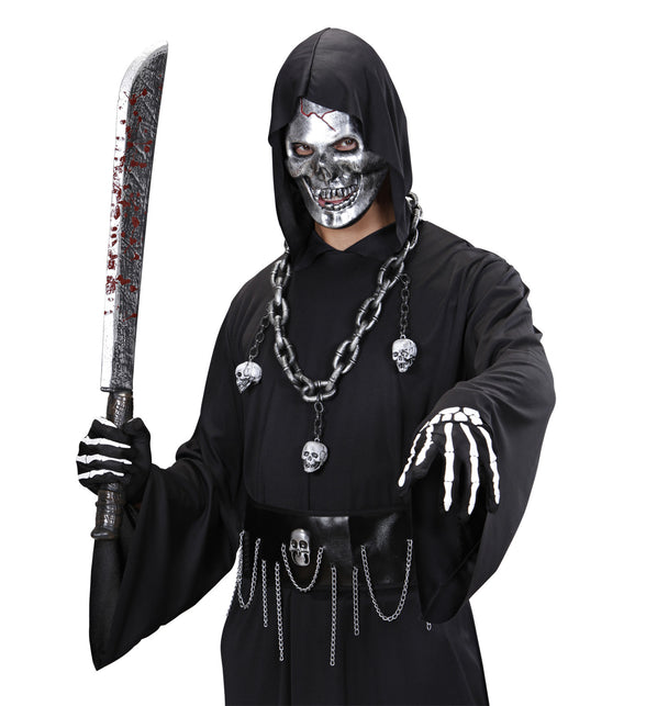 Widmann SRL Skelet ketting met 3 schedels