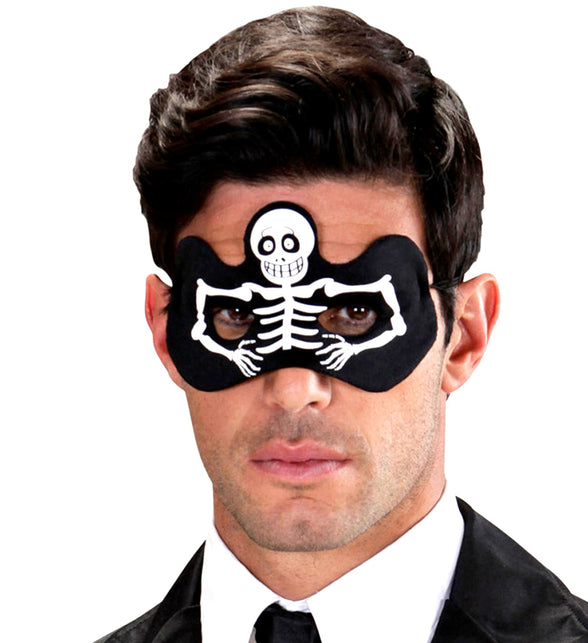 Widmann SRL Skelet oogmasker met geraamte