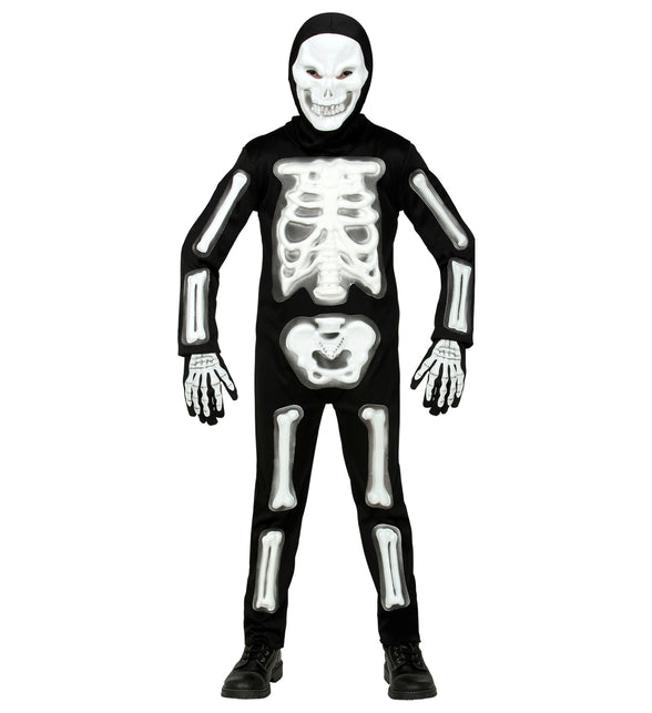 Widmann SRL Skelet pak 3D wit kinderen