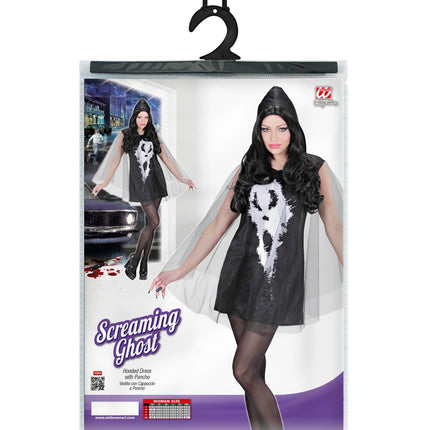 Widmann SRL Skelet pak schreeuwende geest dames