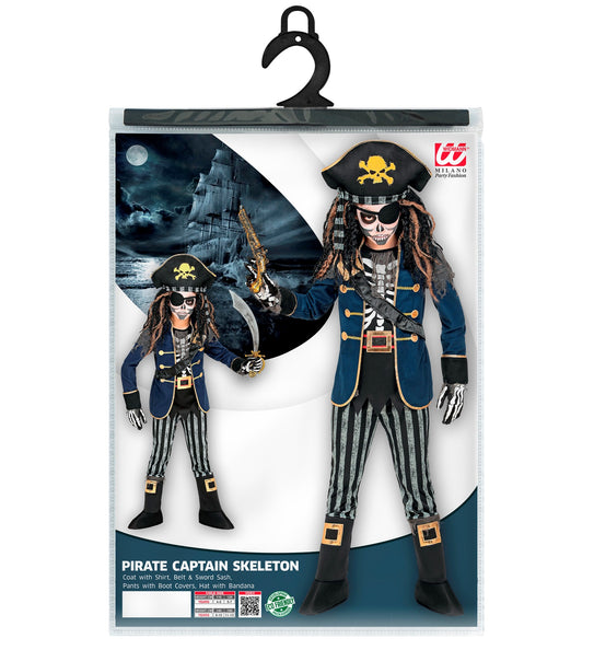 Widmann SRL Skelet piraten pak kinderen