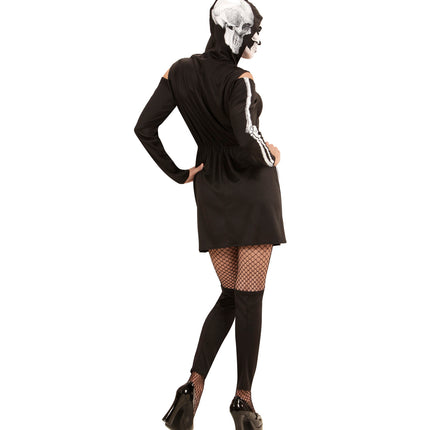 Widmann SRL Skeletjurk met schedel voor dames