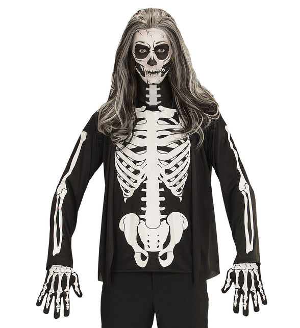 Widmann SRL Skeleton shirt voor Halloween