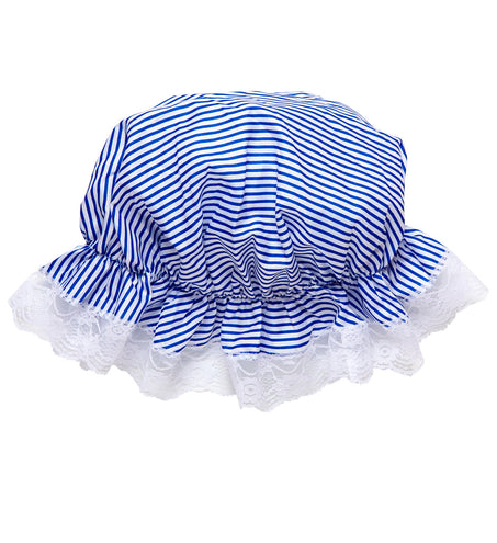 Widmann SRL Slaapmuts blauw wit gestreept