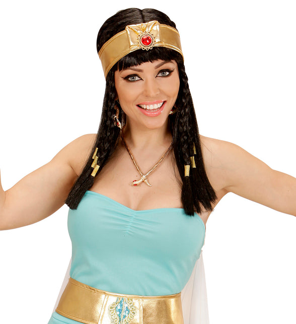 Widmann SRL Slangen halsketting met rode oogjes