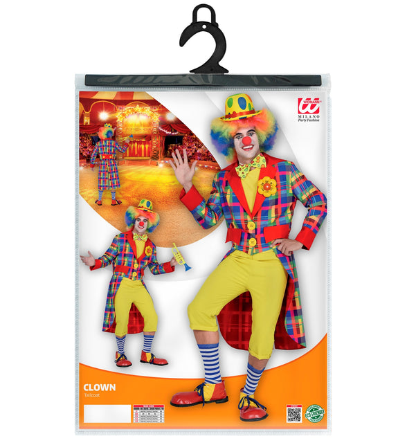 Widmann SRL Slipjas clown geruit multi heren