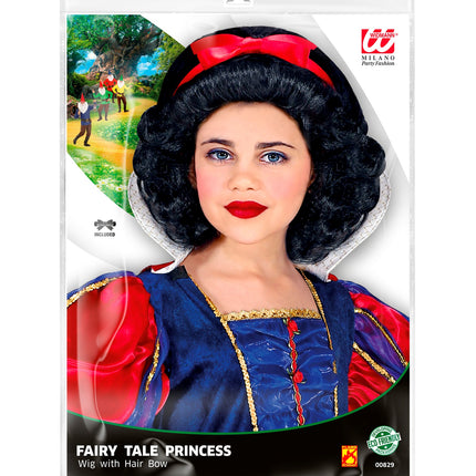 Widmann SRL Sneeuwwitje pruik Bella