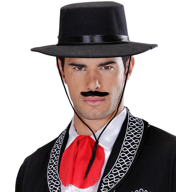 Widmann SRL Spaanse Gaucho hoed zwart