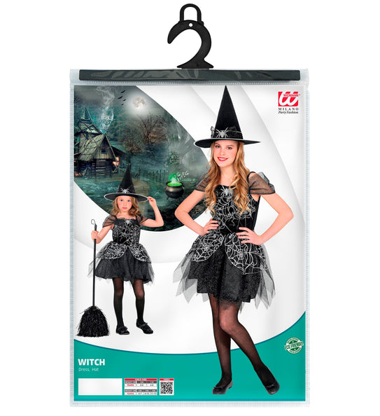 Widmann SRL Spinnen heksenjurkje kinderen