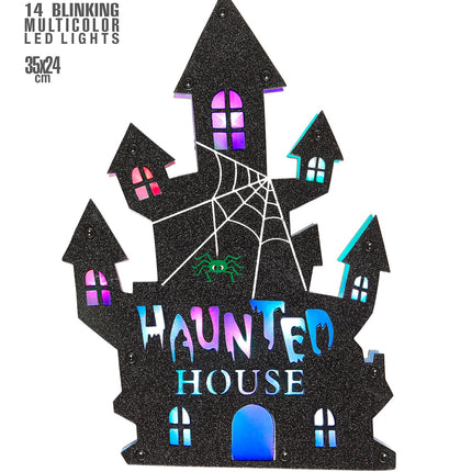 Widmann SRL Spookhuis wanddecoratie Haunted House