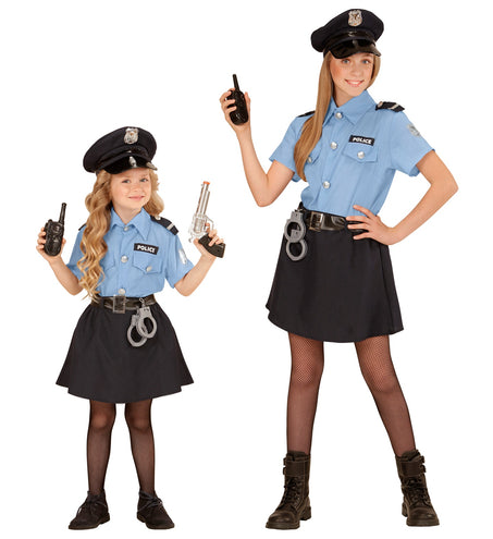 Widmann SRL Stoere politie outfits voor meisjes
