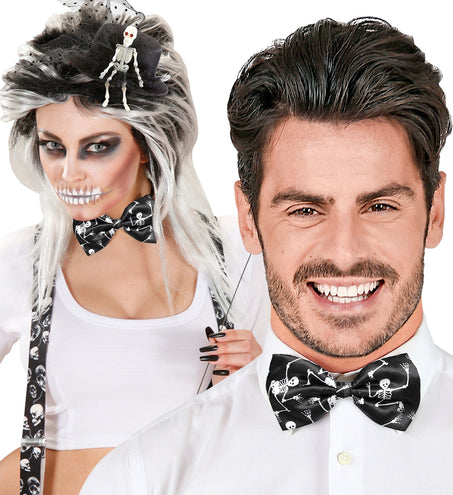 Widmann SRL Strikje skelet opdruk