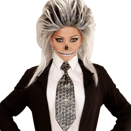 Widmann SRL Stropdas met schedeltjes