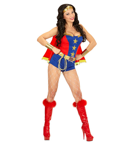 Widmann SRL Super Power Meisjes jurk met cape