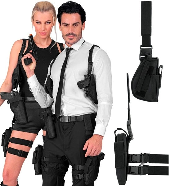 Widmann SRL Tactisch rechter been holster zwart Daan