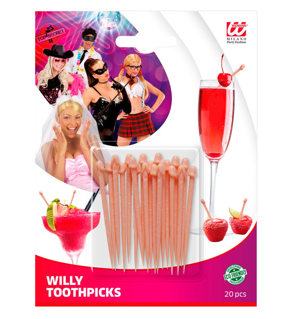 Widmann SRL Tandenstoker piemel 10 stuks