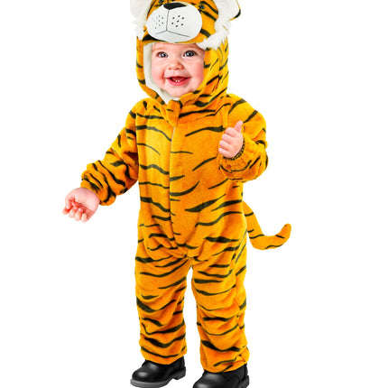Widmann SRL Tijger kostuum pluche fluweel tiger