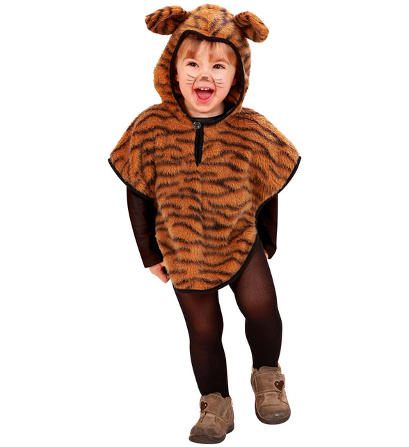 Widmann SRL Tijger poncho kinderen